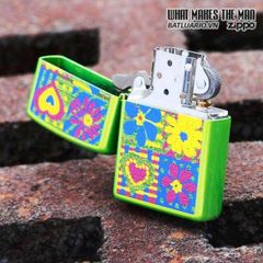 Bật Lửa Zippo 28057 - Hearts and Flowers Lurid Thiết Kế Độc Đáo, Quà Tặng Thích Hợp Cho Người Yêu Thích Thời Trang