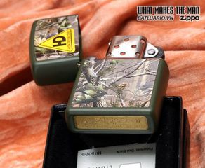 Bật Lửa Zippo Realtree APG Green Matte 28079 - Kiểu Dáng Vẻ Ngoài Sang Trọng và Bền Bỉ cho Người Yêu Thiên Nhiên