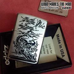 ZIPPO 205 Khắc Phúc - Mẫu Bật Lửa Độc Đáo, Quà Tặng Đặc Biệt Cho Fan Sưu Tập