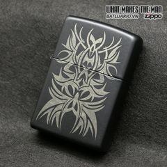 Bật Lửa Zippo 28686 - Bật Lửa Xã Hội Văn Hóa Hình Xăm Khắc Laser Màu Đen Mờ - Quà Tặng Cho Người Yêu Thích Fandom