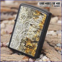 Bật Lửa Zippo 24808 Flavor Of The Sun - Bật Lửa Matte Đen Cho Người Yêu Thích Nghệ Thuật và Thời Trang