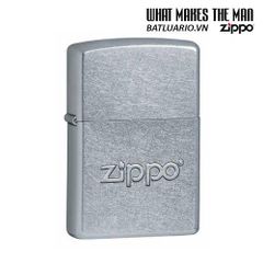 Bật Lửa Zippo 21193 Stamped Street Crôm - Bật Lửa Cao Cấp cho Người Yêu Thích Phong Cách Đường Phố