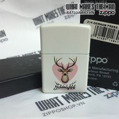 ZIPPO 214 German Press-Schon Wild Lighter - Classic Design for Collectors & Outdoor Enthusiasts