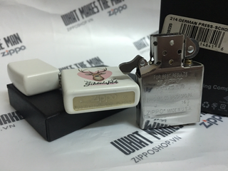 ZIPPO 214 German Press-Schon Wild Lighter - Classic Design for Collectors & Outdoor Enthusiasts