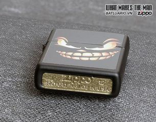 Bật Lửa Zippo Scary Jack o Lantern - Màu Đen Mờ, Đồ Trang Trí Halloween, Quà Tặng Yêu Thích Cho Fan Hâm Mộ