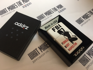 Zippo 214 FBI - Bật Lửa Chính Hãng Hình Bảng Hiệu Đặc Biệt Đối Với Người Yêu Thích Thời Trang và FBI