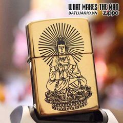 Zippo Khắc Phật 01 - Bật Lửa Phật Giáo Độc Đáo, Quà Tặng Tâm Linh Cho Tín Đồ Phật Giáo