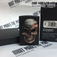 ZIPPO 218 Cờ Xương - Bật Lửa Chất Lượng Cao với Thiết Kế Phong Cách Hầm Hố - Quà Tặng Sành Điệu cho Người Yêu Thích Đồ Nghề
