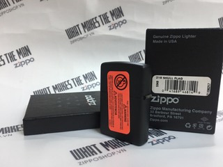 ZIPPO 218 Cờ Xương - Bật Lửa Chất Lượng Cao với Thiết Kế Phong Cách Hầm Hố - Quà Tặng Sành Điệu cho Người Yêu Thích Đồ Nghề