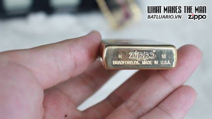 Zippo 29473 - Bật Lửa Brushed Brass Olivia De Berardinis - Quà Tặng Độc Đáo Cho Người Yêu Nghệ Thuật