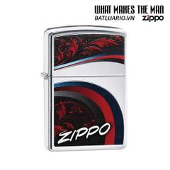 Bật Lửa Zippo 29415 - Thiết Kế Lá, Mạ Chrome Cao Cấp - Quà Tặng Cho Người Yêu Thích Zippo