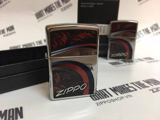 Bật Lửa Zippo 29415 - Thiết Kế Lá, Mạ Chrome Cao Cấp - Quà Tặng Cho Người Yêu Thích Zippo