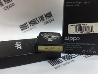 Bật Lửa ZIPPO 218 Sói Aztec - Thiết Kế Độc Đáo Dành Cho Người Yêu Thích Văn Hóa Mỹ Latinh