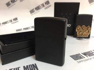Zippo 29409 – Bật Lửa Zippo Ba Con Khỉ Màu Đen Nhám - Quà Tặng Thú Vị Cho Người Yêu Thích Zippo
