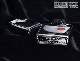 Bật Lửa Zippo 28274 - Bật Lửa High Polished Chrome Chuyên Dụng Với Hình Ảnh Kính Mát Thời Trang