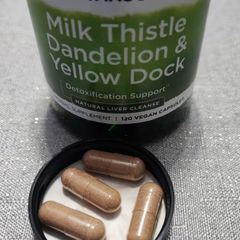 Viên Uống Thanh Lọc Gan Milk Thistle & Dandelion - Hỗ Trợ Giải Độc Gan, Vegan, 120 Viên