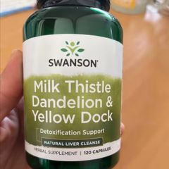 Viên Uống Thanh Lọc Gan Milk Thistle & Dandelion - Hỗ Trợ Giải Độc Gan, Vegan, 120 Viên