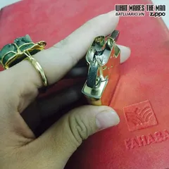 Ruột Zippo Chính Hãng USA - Màu Vàng, Thay Thế Bật Lửa Zippo, Phụ Kiện Chất Lượng Cao, Có Sẵn Đá và Bấc