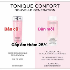 Nước Hoa Hồng Lancome Tonique Confort 125ml - Toner Làm Dịu Và Cấp Ẩm Cho Da Nhạy Cảm, Giúp Cân Bằng Độ Ẩm Tối Ưu