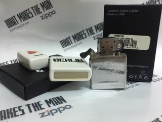ZIPPO 214 - Bật Lửa Chất Lượng Cao Hình I LOVE BERLIN, Quà Tặng Độc Đáo Cho Người Yêu Du Lịch Đức
