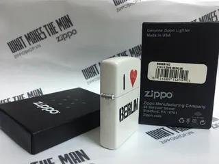 ZIPPO 214 - Bật Lửa Chất Lượng Cao Hình I LOVE BERLIN, Quà Tặng Độc Đáo Cho Người Yêu Du Lịch Đức