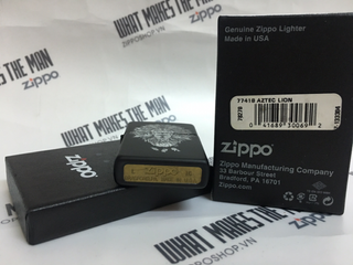 Bật Lửa ZIPPO 218 Hình Sư Tử Aztec - Quà Tặng Độc Đáo Cho Những Người Yêu Thích Thần Thoại Aztec