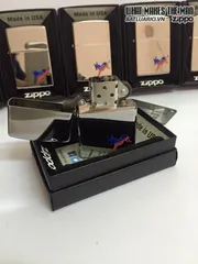 Bật Lửa Zippo 29073 - Mẫu Bóng Chày Dân chủ Bằng Chrome - Quà Tặng Cho Những Người Yêu Thích Chính Trị