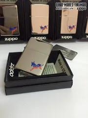 Bật Lửa Zippo 29073 - Mẫu Bóng Chày Dân chủ Bằng Chrome - Quà Tặng Cho Những Người Yêu Thích Chính Trị
