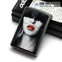 Bật Lửa Zippo Red Lips Ebony - Thiết Kế Sang Trọng và Đẳng Cấp, Quà Tặng Chất Lượng Cho Người Yêu Thích Bật Lửa