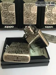 Zippo Armor 28988 - Bật Lửa Skull Roses Bạc Cổ Điển - Phụ Kiện Độc Đáo Cho Người Yêu Thích Nghệ Thuật