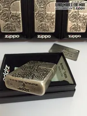 Zippo Armor 28988 - Bật Lửa Skull Roses Bạc Cổ Điển - Phụ Kiện Độc Đáo Cho Người Yêu Thích Nghệ Thuật