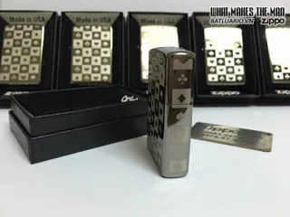 Bật Lửa Zippo 29082 - Suits Black Ice, Phong Cách Cá Tính, Quà Tặng Độc Đáo Cho Người Sưu Tập