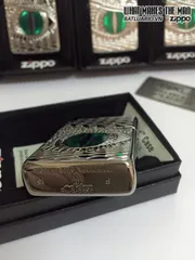 Zippo Armor Dragon Eye - Zippo 28807 Bình Khò Được Mạ Chrome Bóng - Quà Tặng Độc Đáo Cho Người Hâm Mộ