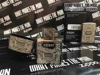 Zippo Black Ice Lighter - Zipp 29425, Chất Lượng Tốt, Bảo Hành Chính Hãng, Quà Tặng Độc Đáo cho Fan Zippo