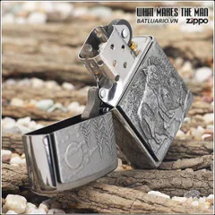 Bật Lửa Zippo 20855 - Bật Lửa Chrome Chải Có Hình Biểu Tượng Timberwolves - Quà Tặng Fan Bóng Rổ Chính Hãng