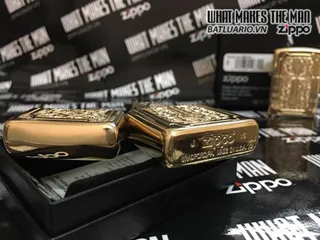 Zippo 29436 Armor - Bằng Đồng Cao Cấp Nặng Chịu, Thiết Kế Lạ Mắt, Quà Tặng Độc Đáo Cho Người Sưu Tập