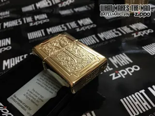Zippo 29436 Armor - Bằng Đồng Cao Cấp Nặng Chịu, Thiết Kế Lạ Mắt, Quà Tặng Độc Đáo Cho Người Sưu Tập