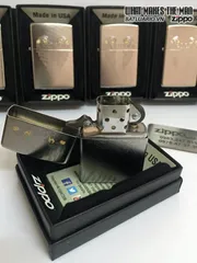 Zippo 29069 - Bật Lửa Zippo Nhẹ Màu Bạc Khắc Đôi Cánh Thiên Thần - Quà Tặng Độc Đáo cho Fan Hâm Mộ