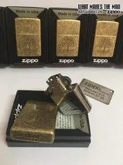 Zippo 29149 - Zippo Cây Sự Sống Bằng Đồng Antique - Quà Tặng Thú Vị Cho Người Yêu Thích Hàng Độc đáo