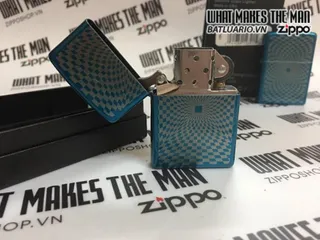 Zippo 29427 - Bật Lửa Thiết Kế Tối Giản Màu Xanh Cerulean - Phụ Kiện Nhà Cửa Sang Trọng
