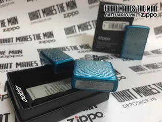 Zippo 29427 - Bật Lửa Thiết Kế Tối Giản Màu Xanh Cerulean - Phụ Kiện Nhà Cửa Sang Trọng