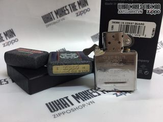 Bật Lửa Zippo 29386 - US Coast Guard Crest Iron Stone Chính Hãng - Quà Tặng Độc Đáo Cho Người Yêu Thích Hàng Hải