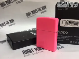 Zippo 29086 - Bật Lửa Pop Lips Neon Hồng Độc Đáo - Quà Tặng Thời Trang Thích Hợp Cho Fan Cuồng