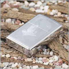 Bật Lửa Zippo 21069 - Birds of Prey High Polish Chrome Chất Lượng Cao - Quà Tặng Từ Chú Chim Săn Mồi Nổi Tiếng