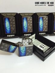 Bật Lửa Zippo 28959 - Hình Ảnh Guitar Fender Màu Xám Huyền Bí - Quà Tặng Độc Đáo Cho Người Yêu Âm Nhạc