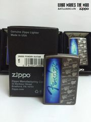 Bật Lửa Zippo 28959 - Hình Ảnh Guitar Fender Màu Xám Huyền Bí - Quà Tặng Độc Đáo Cho Người Yêu Âm Nhạc