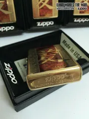 Zippo 28953 - Bật Lửa Chất Liệu Đồng Cao Cấp Màu Bóng - Mẫu Trung Quốc Tình Yêu Sang Trọng