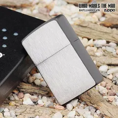 Bật Lửa Zippo 24752 - Bật Lửa Framed Crôm Thời Trang, Quà Tặng Lý Tưởng Cho Người Sưu Tầm