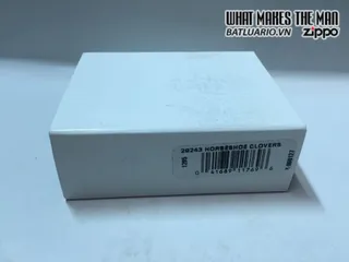 Zippo 29243 - Zippo Bật Lửa Hình Cỏ 4 Lá và Biểu Tượng Nhẫn Ngựa - Quà Tặng Yêu Thích cho Người Sưu Tập