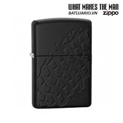 Zippo 28966 – Bật Lửa Chống Gió Đen Mờ Họa Tiết Lốp - Quà Tặng Thú Vị Cho Người Yêu Thích Xe Hơi
